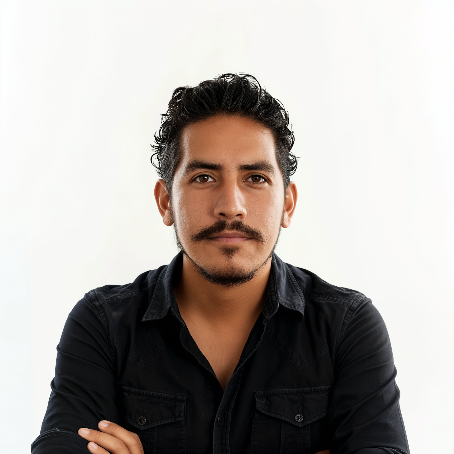 Portrait of Marcus Reyes, senior artist